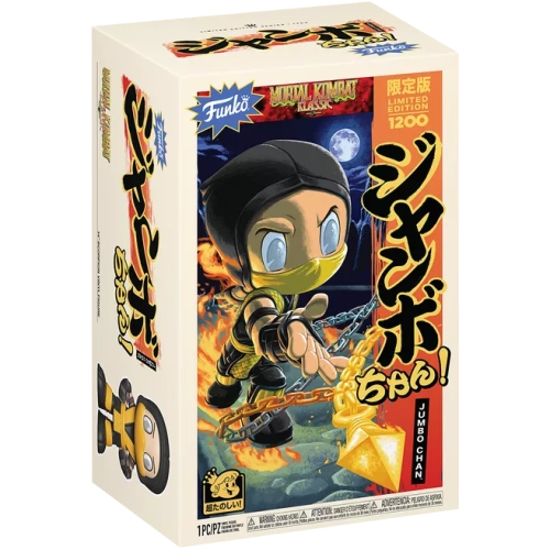 Funko Pop! Scorpion Mortal Kombat Klassic Jumbo Chan Box