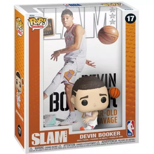 Funko Pop! Devin Booker #17 Phoenix Suns Magazine Covers Box