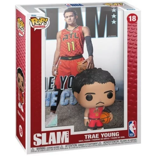 Funko Pop! Trae Young #18 Atlanta Hawks Magazine Covers Box
