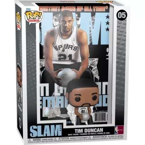 Funko Pop! Tim Duncan #05 San Antonio Spurs Magazine Covers Box