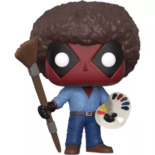 Deadpool as Bob Ross image