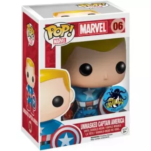 Unmasked Captain America