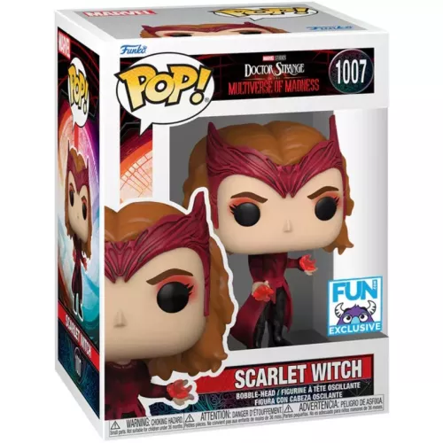 Funko Pop! Scarlet Witch #1007 Glows in the Dark Marvel Studios Doctor Strange in the Multiverse of Madness Box