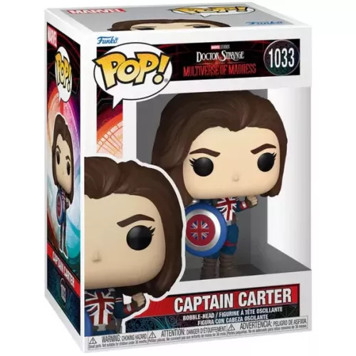 Funko Pop! Captain Carter #1033 Marvel Studios Doctor Strange in the Multiverse of Madness Box