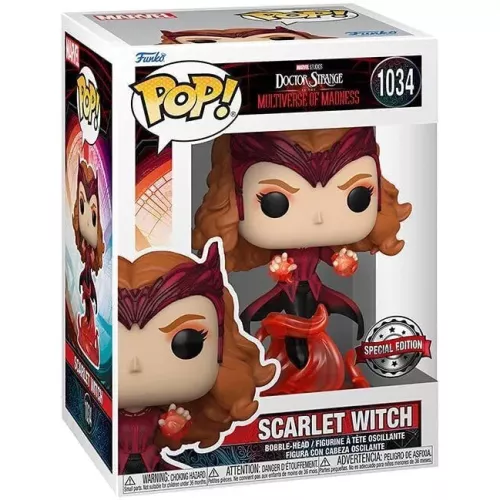 Funko Pop! Scarlet Witch #1034 Marvel Studios Doctor Strange in the Multiverse of Madness Box