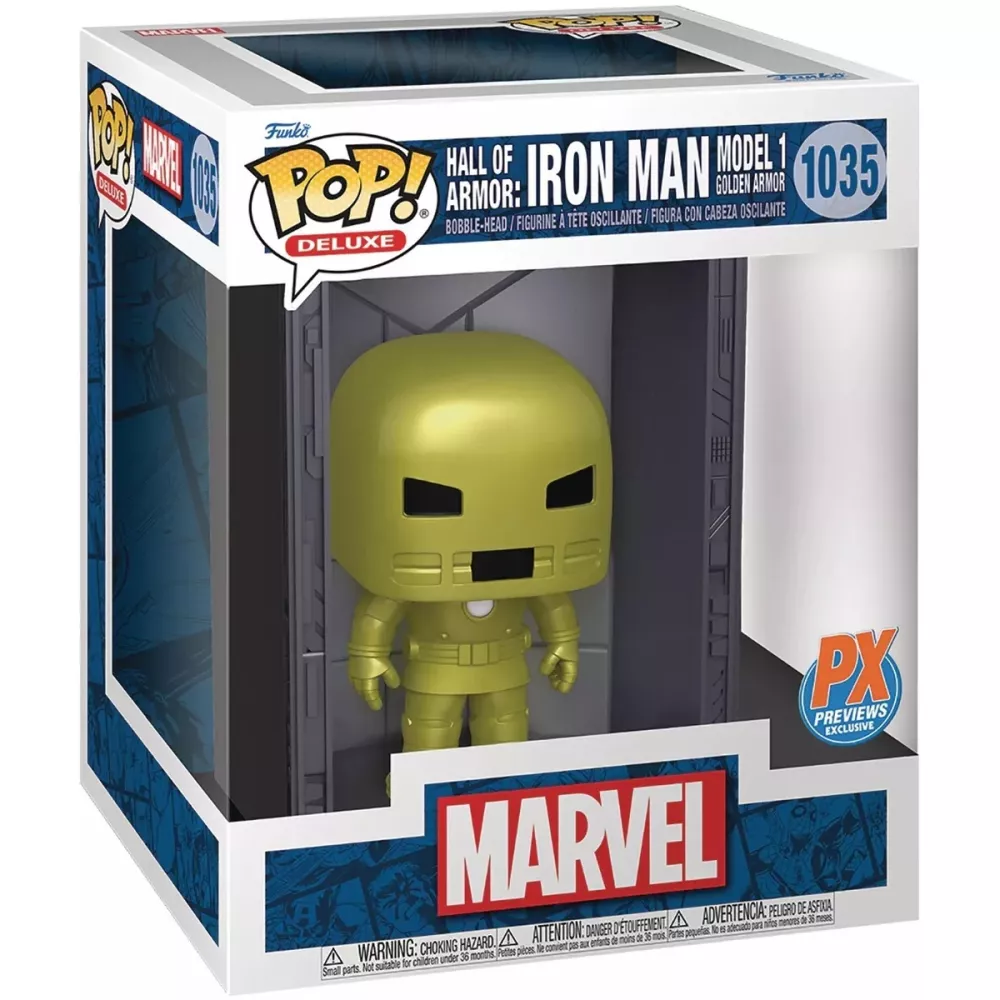 Hall of Armor: Iron Man Model 1 Golden Armor Box