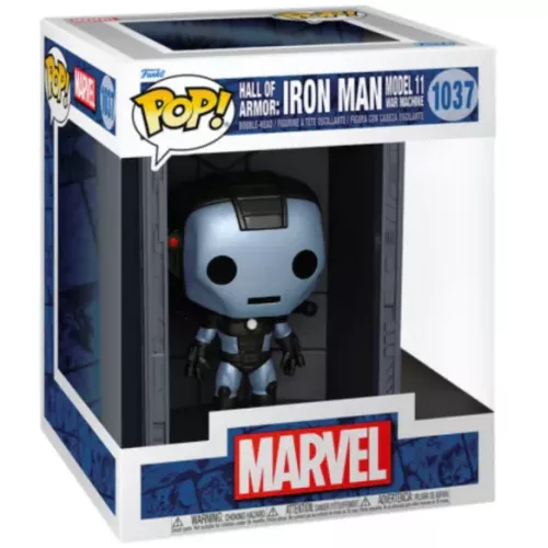 Funko Pop! Hall of Armor: Iron Man Model 11 War Machine #1037 Box