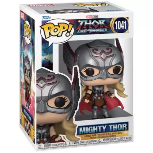 Funko Pop! Mighty Thor #1041 Marvel Studios Thor Love and Thunder Box