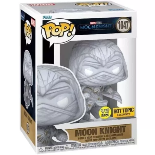 Funko Pop! Moon Knight #1047 Glows in the Dark Marvel Studios Moon Knight Box