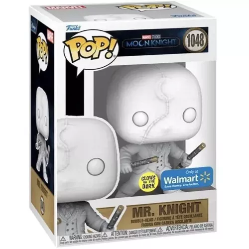 Funko Pop! Mr. Knight #1048 Glows in the Dark Marvel Studios Moon Knight Box