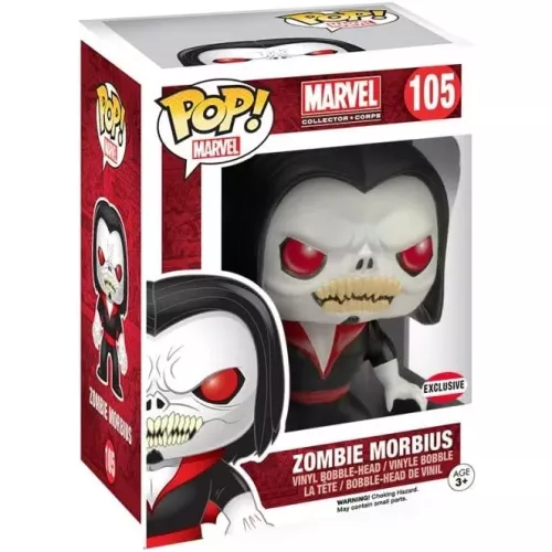 Funko Pop! Zombie Morbius #105 Marvel Vinyl Figure Box