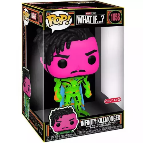Funko Pop! Infinity Killmonger #1058 10 Inch Blacklight Box