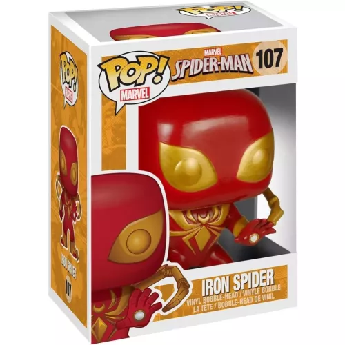 Funko Pop! Iron Spider #107 Marvel Spider-Man Vinyl Figure Box
