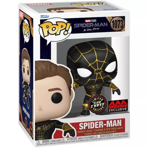 Funko Pop! Spider-Man #1073 Chase Glows in the Dark Box