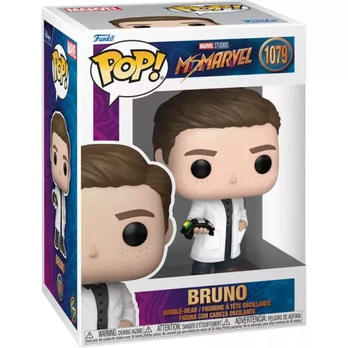 Funko Pop! Bruno #1079 Marvel Studios Ms. Marvel Vinyl Figure Box