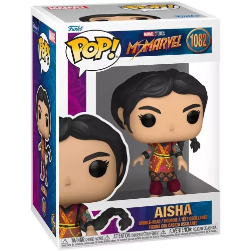 Funko Pop! Aisha #1082 Marvel Studios Ms. Marvel Vinyl Figure Box