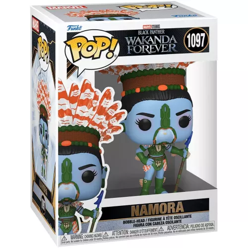 Funko Pop! Namora #1097 Marvel Studios Black Panther Wakanda Forever Box