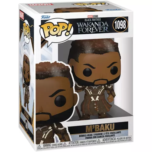 Funko Pop! M'Baku #1098 Marvel Studios Black Panther Wakanda Forever Box
