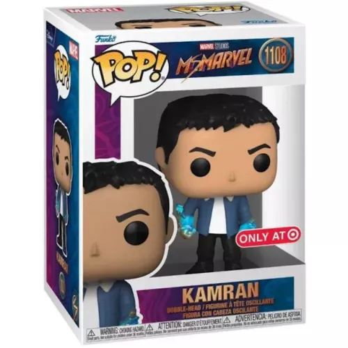 Funko Pop! Kamran #1108 Marvel Studios Ms. Marvel Vinyl Figure Box
