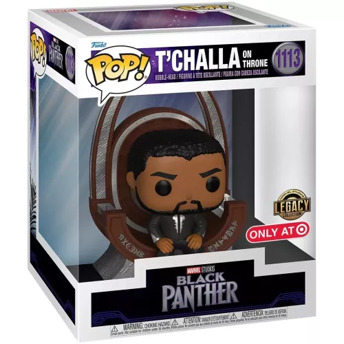 Funko Pop! T'Challa on Throne #1113 Marvel Studios Black Panther Box