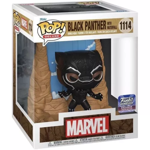 Funko Pop! Black Panther with Waterfall #1114 Marvel Box