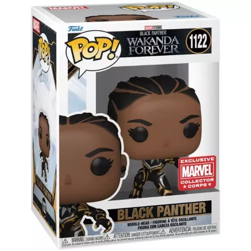 Funko Pop! Black Panther #1122 Marvel Studios Black Panther Wakanda Forever Box