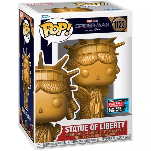 Funko Pop! Statue of Liberty #1123 Marvel Studios Spider-Man No Way Home Box