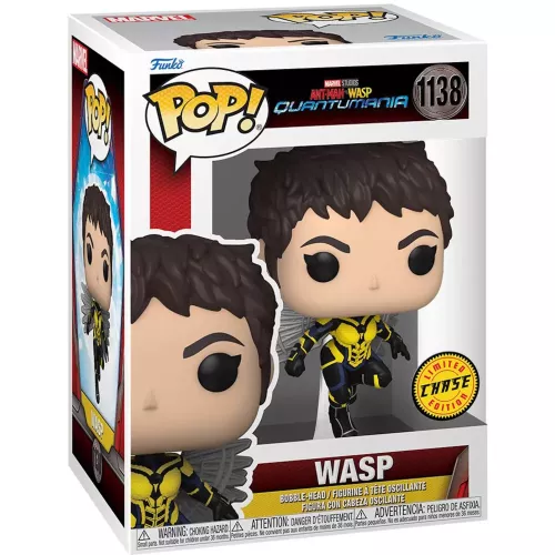 Funko Pop! The Wasp #1138 Chase Marvel Studios Ant-Man and the Wasp Quantumania Box