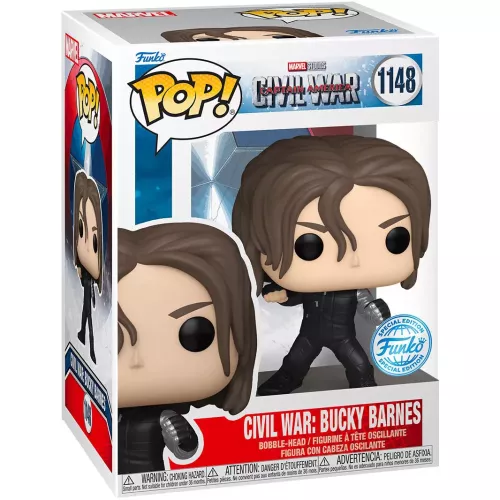 Funko Pop! Civil War: Bucky Barnes #1148 Build-A-Scene Box