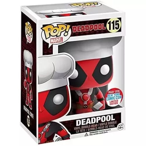 Funko Pop! Deadpool #115 Chef Marvel Vinyl Figure Box