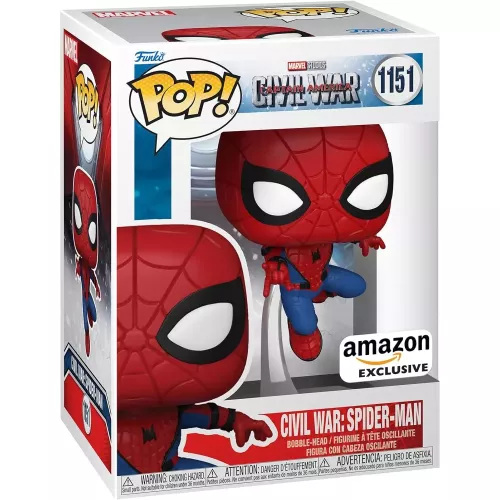 Funko Pop! Civil War: Spider-Man #1151 Build-A-Scene Box