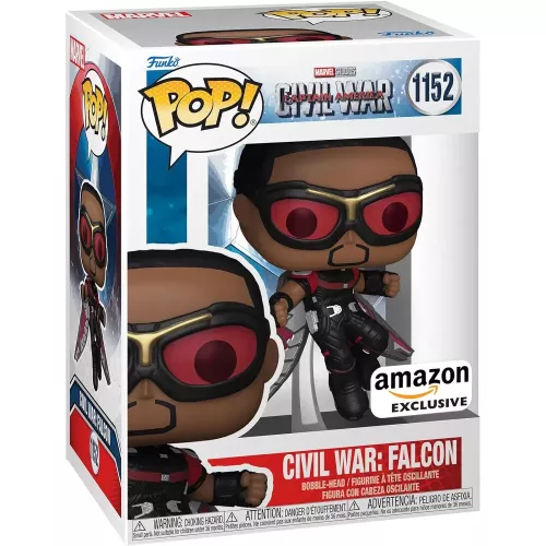 Funko Pop! Civil War: Falcon #1152 Build-A-Scene Marvel Studios Captain America Civil War Box