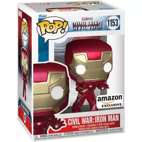 Funko Pop! Civil War: Iron Man #1153 Build-A-Scene Box