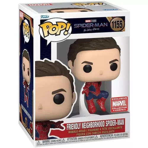 Funko Pop! Friendly Neighborhood Spider-Man #1155 Marvel Studios Spider-Man No Way Home Box