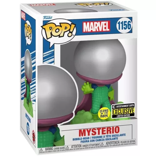 Funko Pop! Mysterio #1156 Glows in the Dark Marvel Box