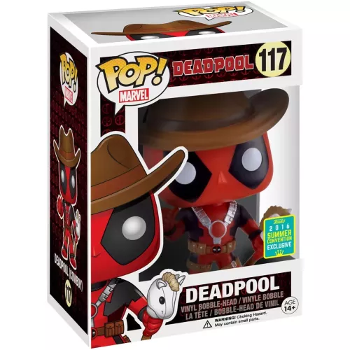 Funko Pop! Deadpool #117 Cowboy Marvel Vinyl Figure Box