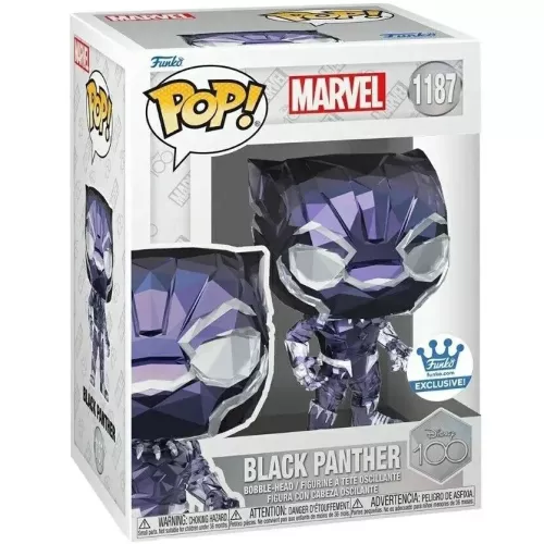 Funko Pop! Black Panther #1187 Faceted Collection Marvel Disney 100 Box