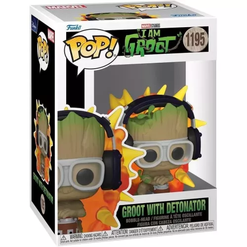 Funko Pop! Groot with Detonator #1195 Marvel Studios I Am Groot Box