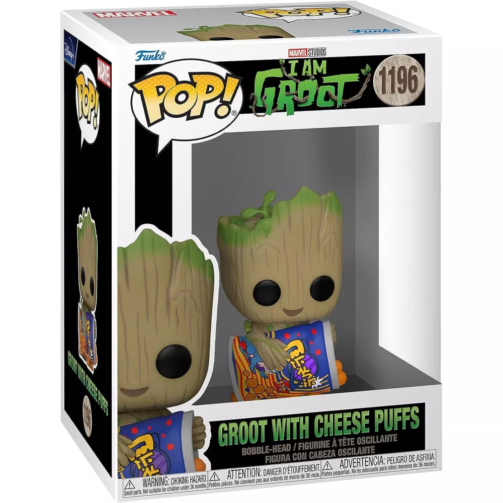 Groot with Cheese Puffs Box
