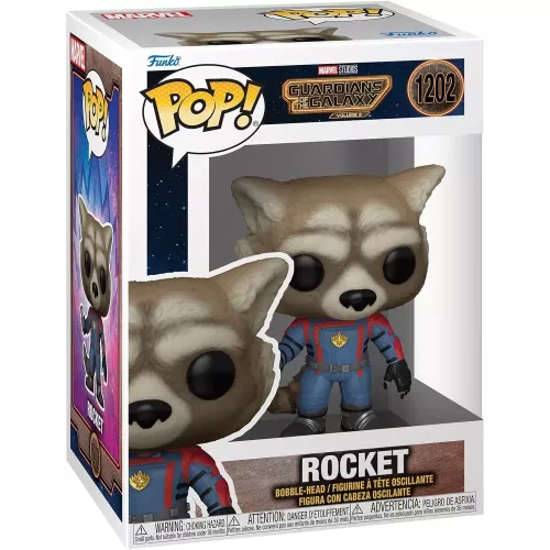 Funko Pop! Rocket #1202 Marvel Studios Guardians of the Galaxy Volume 3 Box