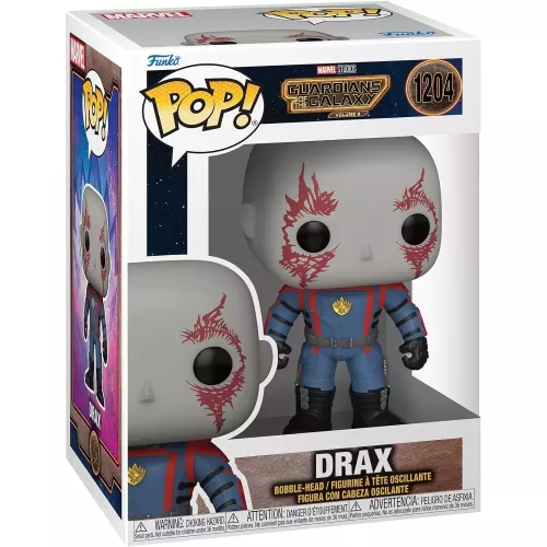 Funko Pop! Drax #1204 Marvel Studios Guardians of the Galaxy Volume 3 Box
