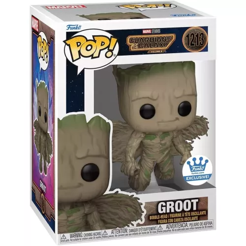 Funko Pop! Groot #1213 with Wings Marvel Studios Guardians of the Galaxy Volume 3 Box