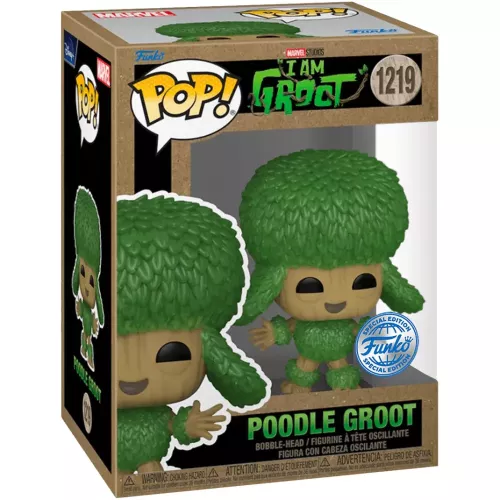 Funko Pop! Poodle Groot #1219 Marvel Studios I Am Groot Box