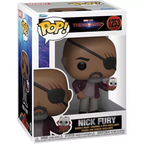 Funko Pop! Nick Fury #1253 Marvel Studios The Marvels Box