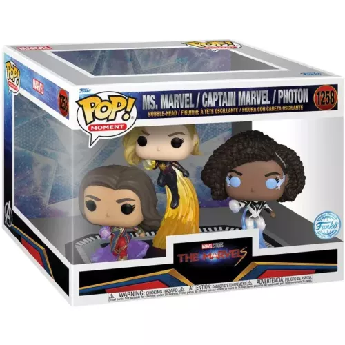 Funko Pop! Ms. Marvel / Captain Marvel / Photon #1258 Box