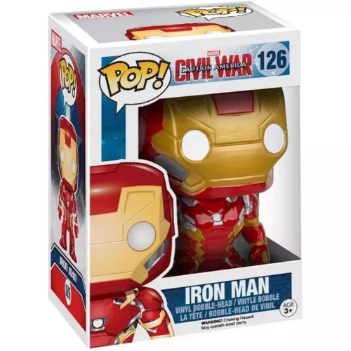 Funko Pop! Iron Man #126 Marvel Captain America Civil War Box