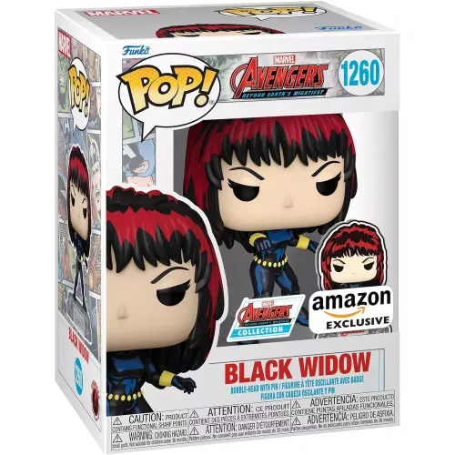 Funko Pop! Black Widow #1260 Marvel Avengers Beyond Earth's Mightest Box