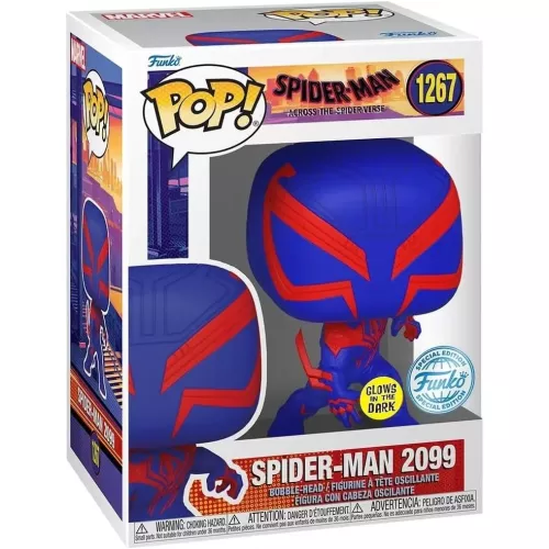 Funko Pop! Spider-Man 2099 #1267 Glows in the Dark Box