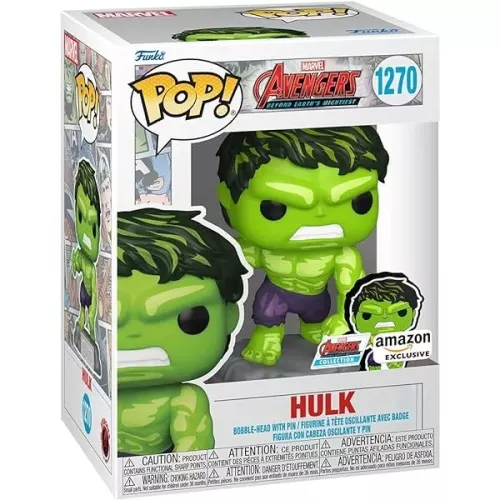 Funko Pop! Hulk #1270 Marvel Avengers Beyond Earth's Mightest Box