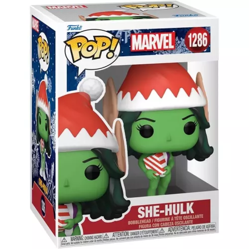 Funko Pop! She-Hulk #1286 Holiday Marvel Vinyl Figure Box